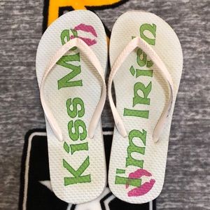 Kiss Me I’m Irish Sandals!